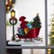 Gerson Gerson LED Multicolored Window Clings Sleigh 9.84 in. 2666010 - alternate 2